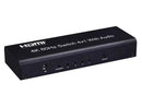 NÖRDIC HDMI Switch 4 till 1 Ultra HD 4K60Hz 4:4:4 HDCP2:2 HDR10 SPDIF och stereo Dolby DTS HD PS3/4/5, Xbox, Chromecast, Nintendo Switch