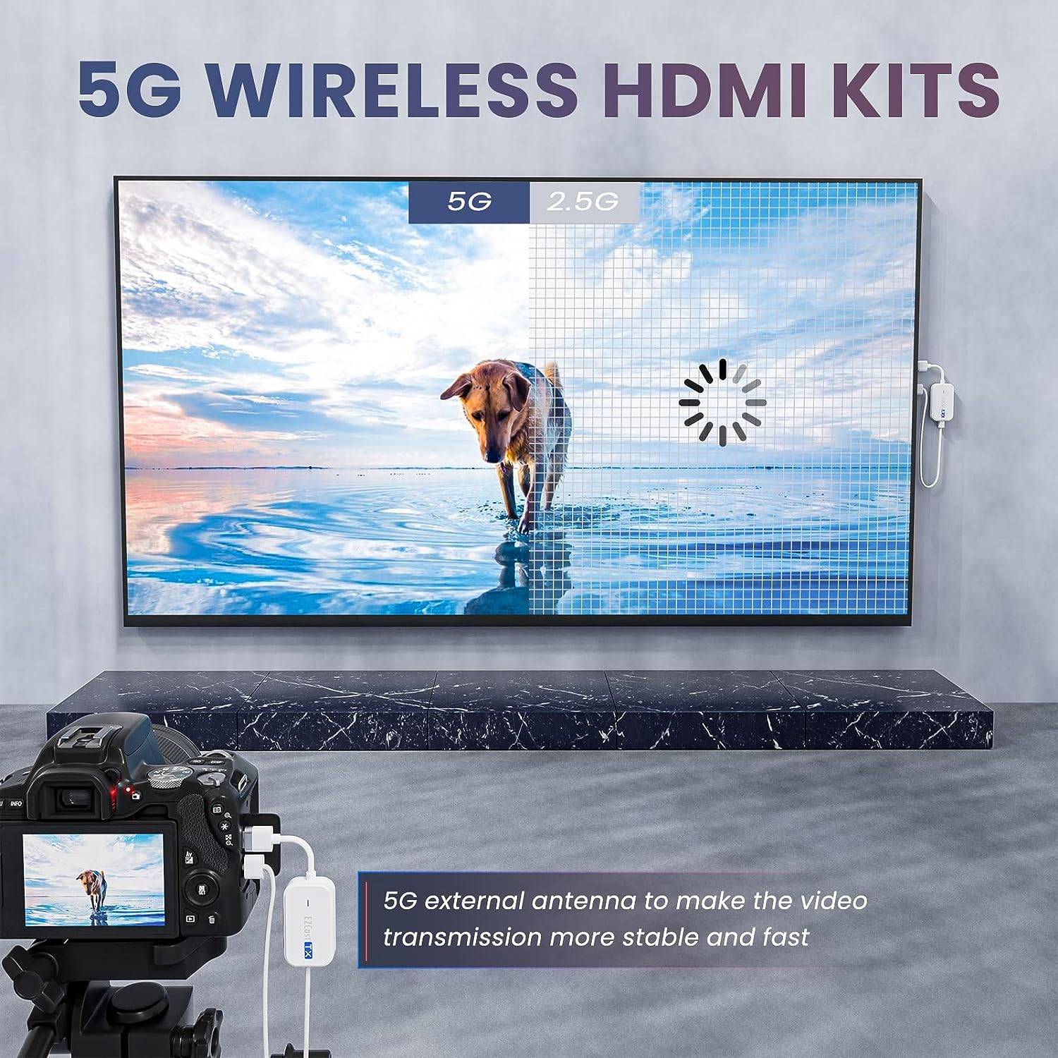 NÖRDIC HDMI Trådlös sändare och mottagare 4K 30Hz 60m