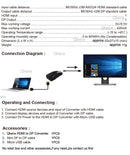 NÖRDIC HDMI till DP omvandlare 8K30Hz