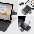 NÖRDIC ISB-A & USB-C card redaer SD Micro SD och USB-A OTG UHS-I