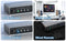 NÖRDIC KVM 4x2 Switch 4PC till Dual Monitor HDMI & DP 4K60Hz med 2x3.5mm och 3xUSB-A