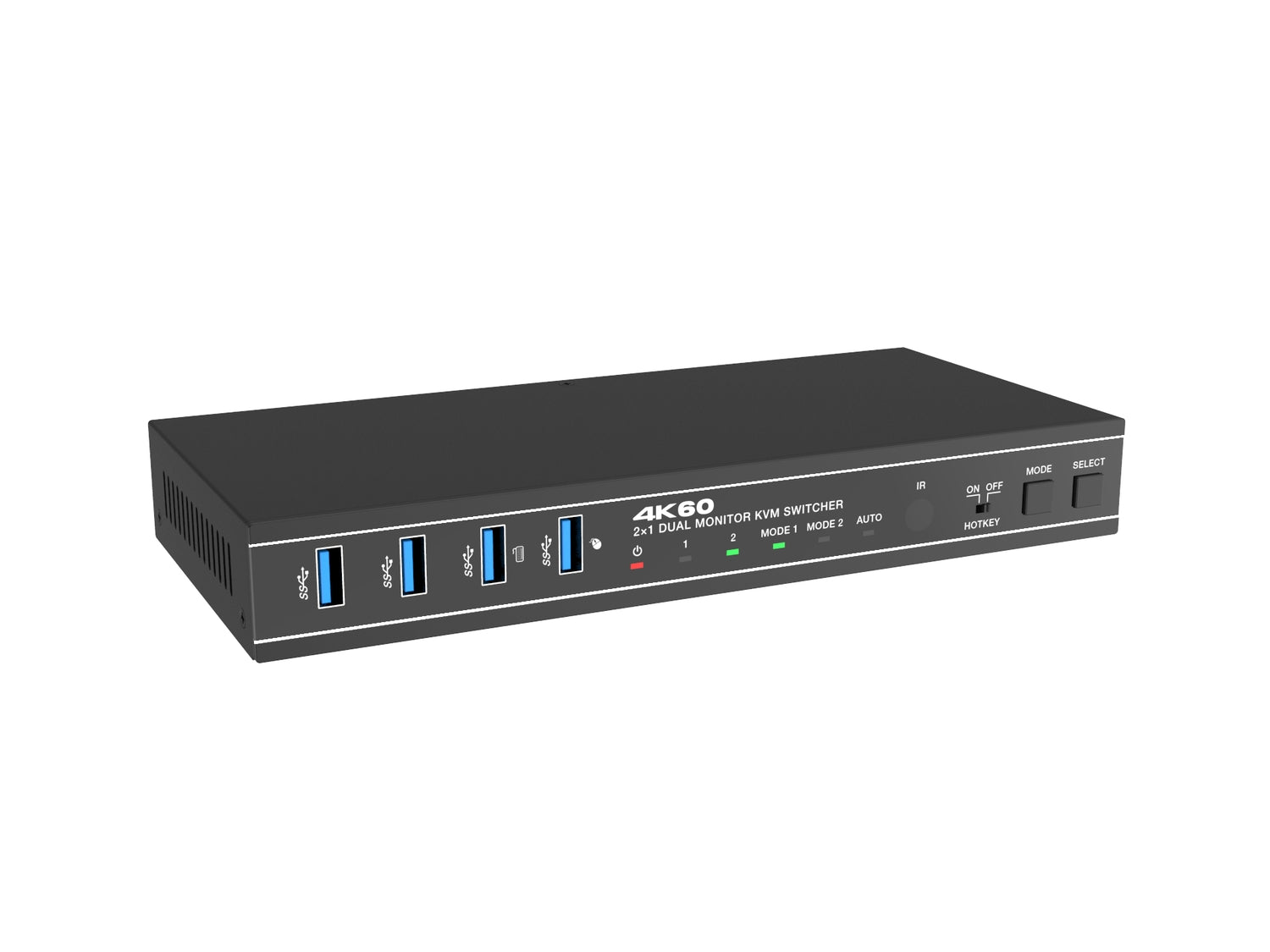 NÖRDIC KVM Switch 2 PC med HDMI/DP till 2 HDMI Monitorer