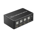 NÖRDIC KVM Switch 4 PC till 1 HDMI 4K 60Hz och 4xUSB HDCP 2.2