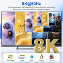 NÖRDIC KVM Switch 4 till 2 HDMI 2.1 8K@60Hz 4K@120Hz 4xUSB-A