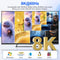 NÖRDIC KVM Switch 4 till 2 HDMI 2.1 8K@60Hz 4K@120Hz 4xUSB-A
