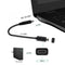NÖRDIC Laptop Laddnings-kabel USB-C till DC5.5x2.5mm 65W PD 1.5m