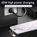NÖRDIC Vinklad Lenovo Square Yellow till USB-C adapter