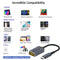 NÖRDIC Lenovo Square Yellow till USB-C adapter 17cm