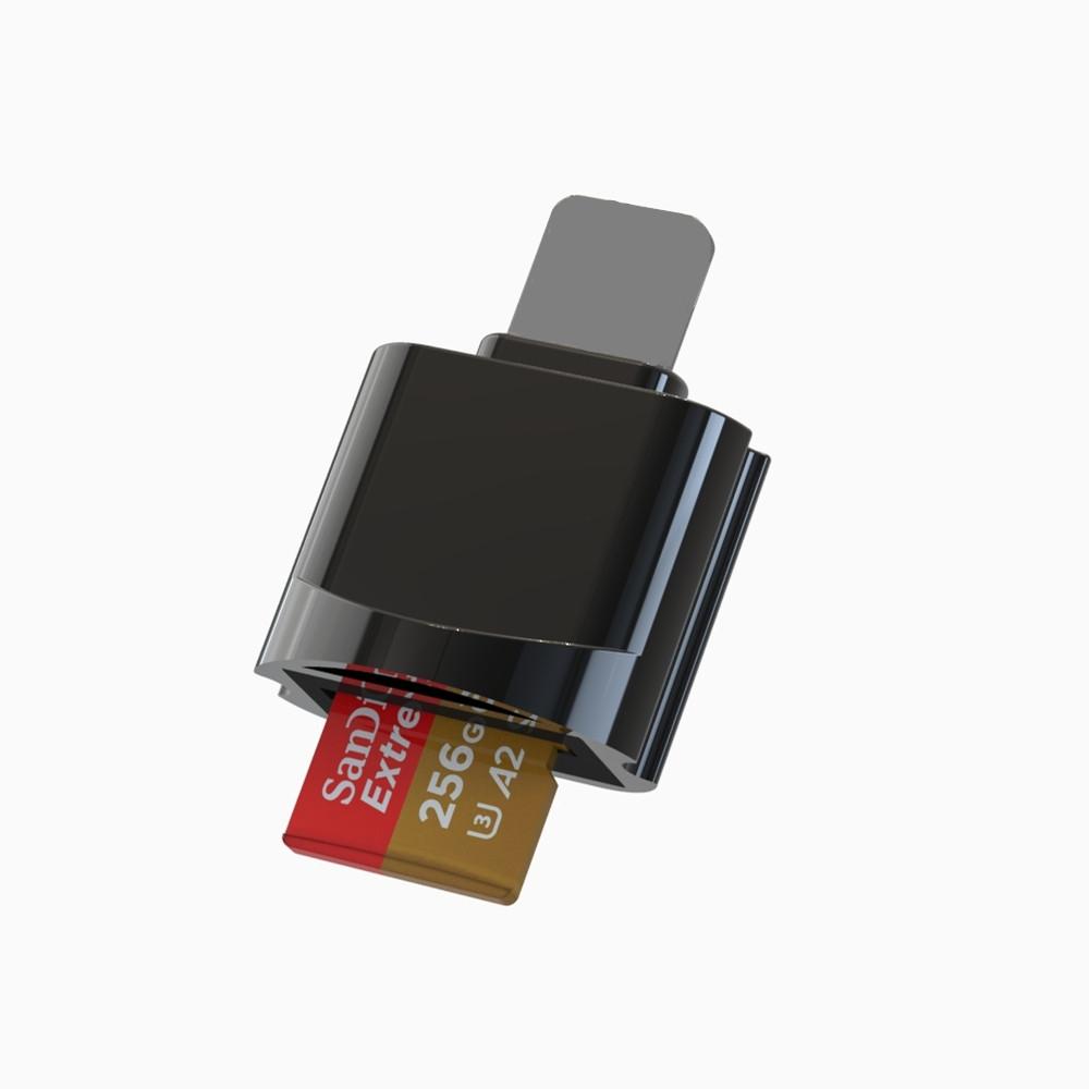 NÖRDIC Lightning Kortläsare MicroSD UHS-I