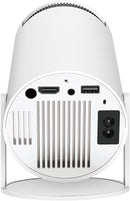 NÖRDIC Mini Portable Projector 4K 1080P Full HD-stöd Android 11 & Netflix – WiFi 6, BT 5.0, 180° rotation, hemmabioprojektor