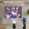 NÖRDIC Mini Portable Projector 720p HD-stöd Android 11 – WiFi 6, BT 5.0, 180° rotation, hemmabioprojektor