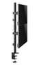 NÖRDIC Monitorarm bordsfäste för dubbla skärmar 17-32 tum i stål, lutbar, roterbar och vridbar, svart, skärmfäste
