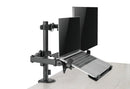 NÖRDIC Monitorarm och bärbar datorhållare monitor 17-32" 9kg bärbar 10-15,6" monitorfäste