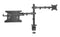 NÖRDIC Monitorarm och bärbar datorhållare monitor 17-32" 9kg bärbar 10-15,6" monitorfäste