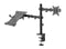 NÖRDIC Monitorarm och bärbar datorhållare monitor 17-32" 9kg bärbar 10-15,6" monitorfäste