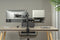 NÖRDIC Monitorarm och bärbar datorhållare monitor 17-32" 9kg bärbar 10-15,6" monitorfäste