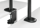 NÖRDIC Monitorarm och bärbar datorhållare monitor 17-32" 9kg bärbar 10-15,6" monitorfäste