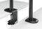 NÖRDIC Monitorarm och bärbar datorhållare monitor 17-32" 9kg bärbar 10-15,6" monitorfäste