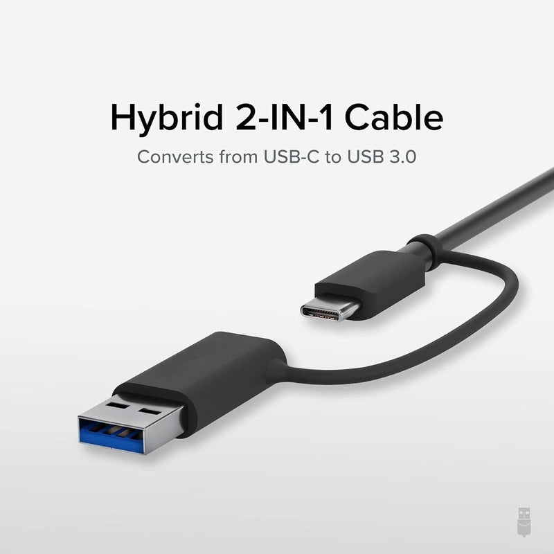 NÖRDIC Nätverksadapter USB-A och USB-C 3.0 till 5G Ethernet