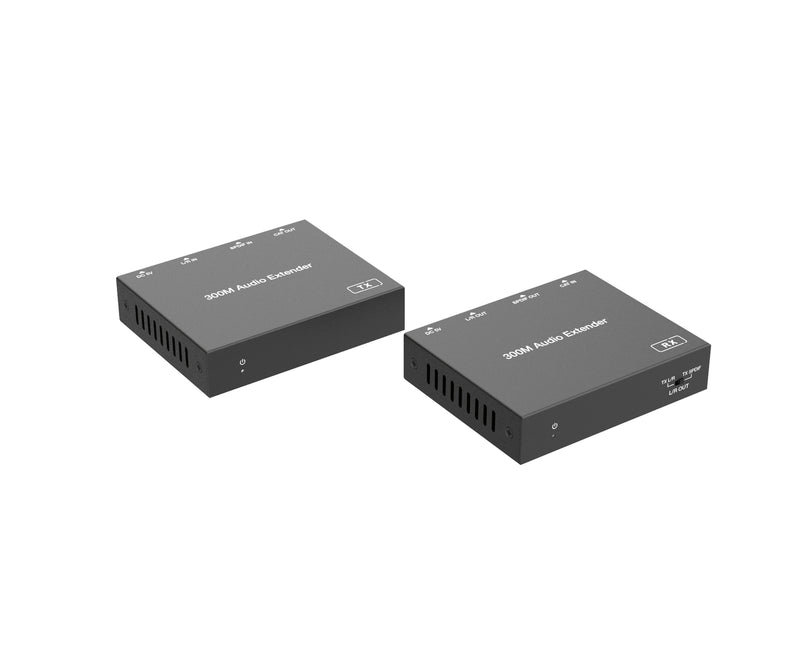 NÖRDIC SPDIF RCA L/R Ljud-Förlängare 300m CAT6