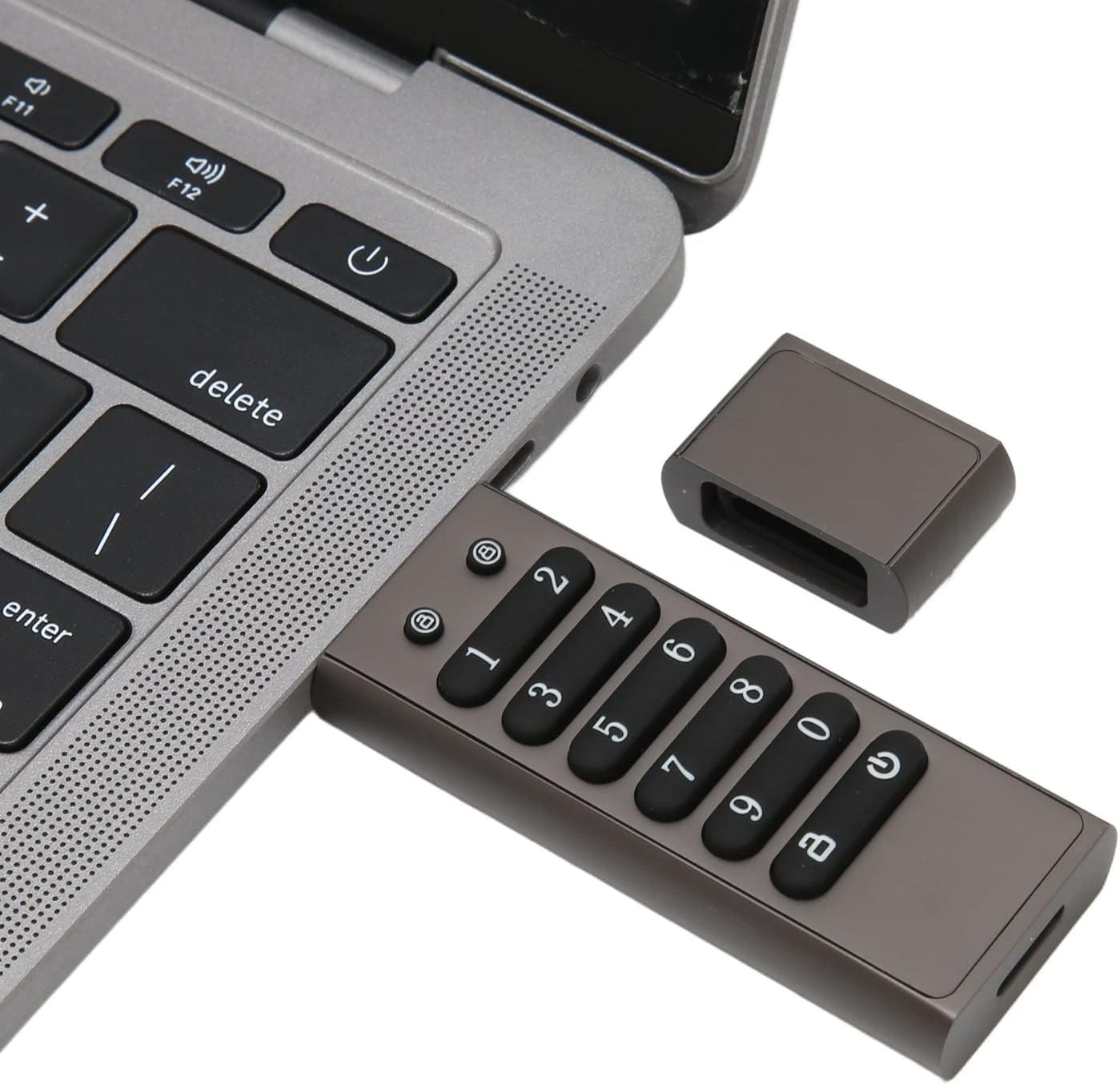 NÖRDIC Säkert krypterat USB-minne lösenordsskyddat låsande AES - 256-bitars, USB-minne 3.0 för personligt skydd 64 GB