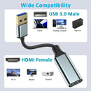 NÖRDIC USB3.0 till HDMI omvandlare 1080P 60Hz