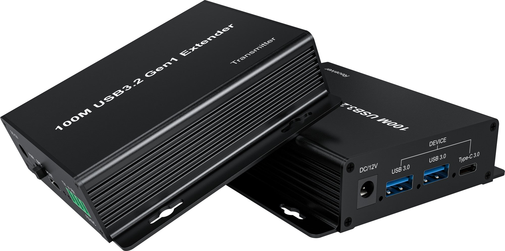 NÖRDIC USB 3.2 Förlängare 5Gbps 2xUSB-A + 2xUSB-C upp till 100m