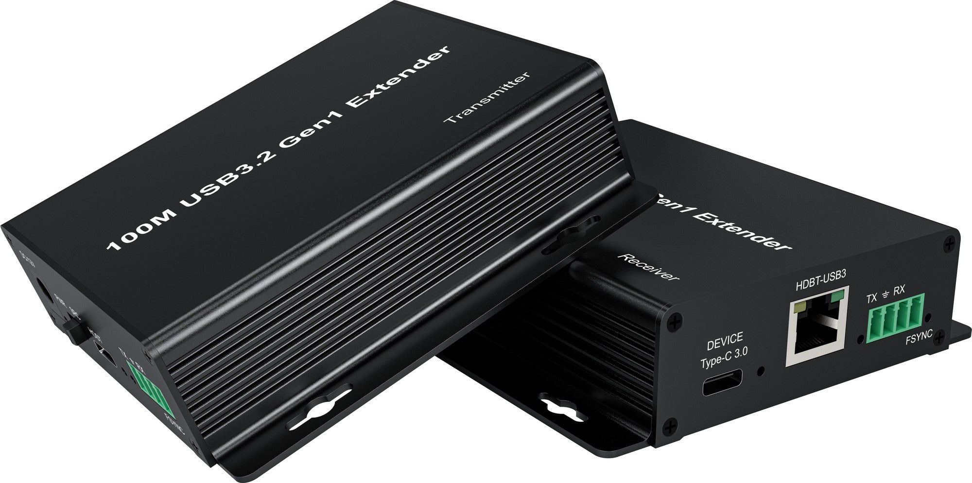 NÖRDIC USB 3.2 Förlängare 5Gbps 2xUSB-A + 2xUSB-C upp till 100m