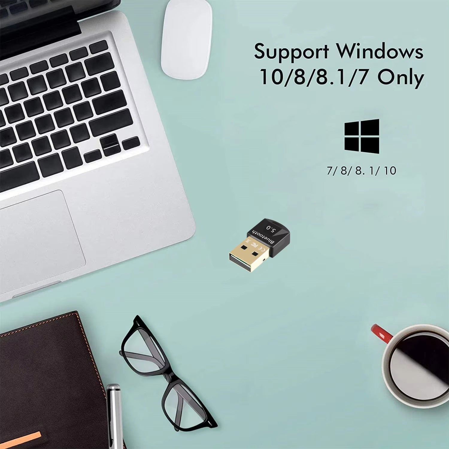 NÖRDIC USB-A Bluetooth 5.0 dongle Bluetooth USB adapter