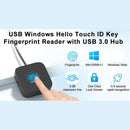 NÖRDIC USB A+C Fingerprint Reader Support for Wins 10 11 Fast Matching Biometric Fingerprint Scanner