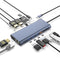 NÖRDIC USB-C 1 to 14 Docking station Tripple Display USB 1x10G 1xUSB 5G 100WPD