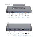NÖRDIC USB-C 1 to 15 Docking Station Thunderbolt 4 Tripple Display 4K M.2 NVMe SSD