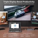 NÖRDIC USB-C 1 to 15 Docking Station Thunderbolt 4 Tripple Display 4K M.2 NVMe SSD