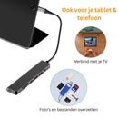 NÖRDIC USB-C 1 to 7 Docking Station 1xHDMI 4K60Hz 1xUSB-C PD 100W 3xUSB 10G 1xSD 1xMicroSD