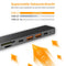 NÖRDIC USB-C 1 to 7 Docking Station 1xHDMI 4K60Hz 1xUSB-C PD 100W 3xUSB 10G 1xSD 1xMicroSD