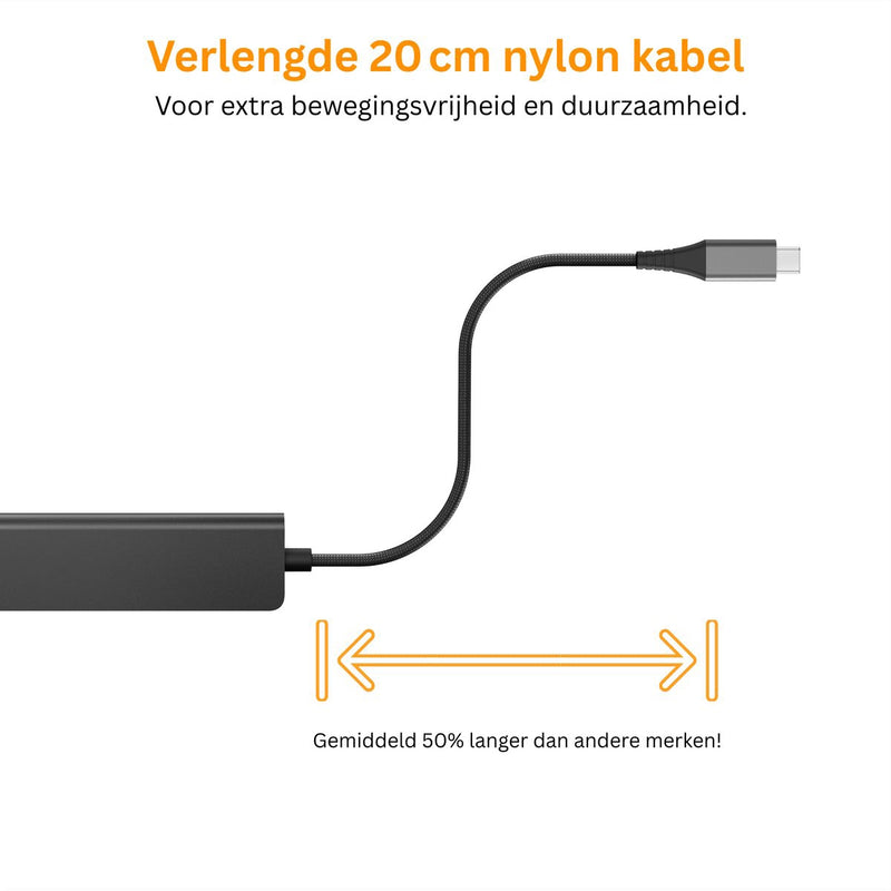 NÖRDIC USB-C 1 to 7 Docking Station 1xHDMI 4K60Hz 1xUSB-C PD 100W 3xUSB 10G 1xSD 1xMicroSD