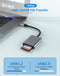 NÖRDIC USB-C Kortläsare SD Express 7.1 NVMe PCIe 3.1x1 985Mbps, USB 3.2 Gen 2 10Gbps