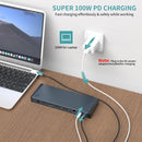 NÖRDIC USB-C Docking Station 1 to 18 upp to four display 3xUSB 10G 2xUSB 5G 1xGigaLAN