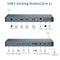 NÖRDIC USB-C Docking Station 1 to 18 upp to four display 3xUSB 10G 2xUSB 5G 1xGigaLAN