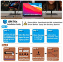 NÖRDIC USB-C Dockningstation 1 till 10 med 2xHDMI 4K60Hz 1xPD100W 1xRJ45 GigaLan 1xSD/MicroSD 2xUSB-A 1xUSB-C 1xAudio stöd  MacBook M1, M2, M3, och M4