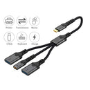 NÖRDIC USB-C HUb  1xUSB-C PD60W and 2xUSB-A Data transfer