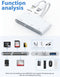 NÖRDIC USB-C/Lightning Kortläsare 5 Slot CF, SD, MicroSD, MS, XD 1xUSB-A 1xUSB-C UHS-I