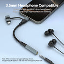 NÖRDIC USB-C/Lightning till stereo 3,5 mm-adapter 15 cm