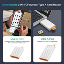 NÖRDIC USB-A, USB-C 3.0 Kortläsare CFexpress Type A UHS-I