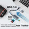 NÖRDIC USB-A, USB-C Kortläsare 2 Slot SD4.0, MicroSD4.0 UHS-II