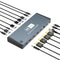 NÖRDIC USB-C docking station Display Link 1 to 17 Dual monitor 3xUSB 10G 2xUSB 5G 1xGigaLan