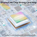 NÖRDIC USB-C docking station Display Link 1 to 17 Dual monitor 3xUSB 10G 2xUSB 5G 1xGigaLan