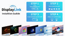 NÖRDIC USB-C docking station Display Link 1 to 17 Dual monitor 3xUSB 10G 2xUSB 5G 1xGigaLan