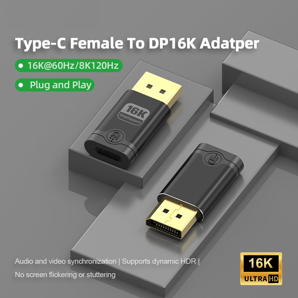 NÖRDIC USB-C till DP adapter 16K