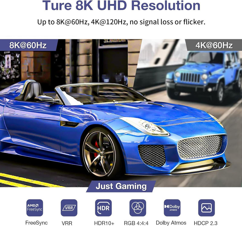 NÖRDIC USB-C till HDMI 8K60Hz adapter